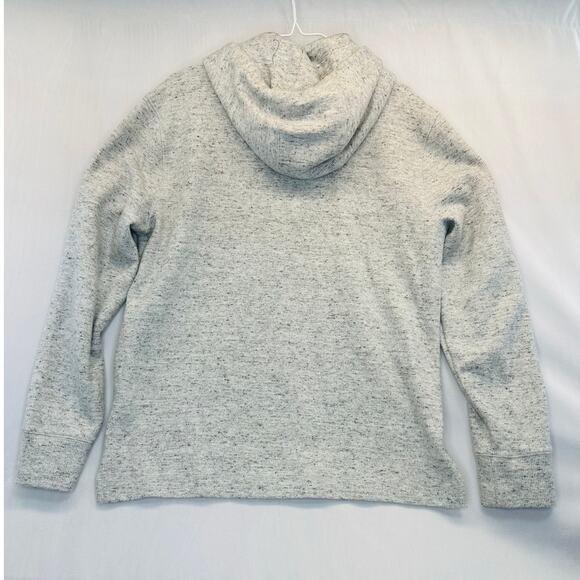 Banana Republic Brushed Waffle Knit Hoodie in Gray size Medium - Picture 4 of 6